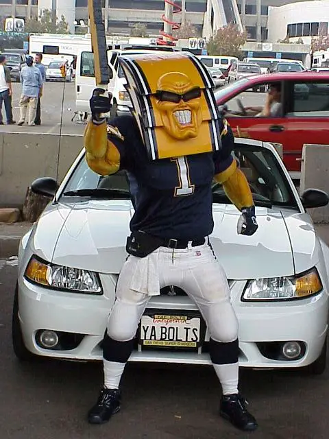 San Diego Chargers Mascots - Boltman