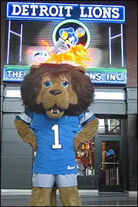 Detroit Lions Mascot - Roary the Lion